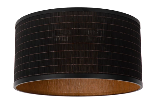 Lucide TAGALOG - Plafonnière - Ø 40 cm - 1xE27 - Zwart - uitgezet